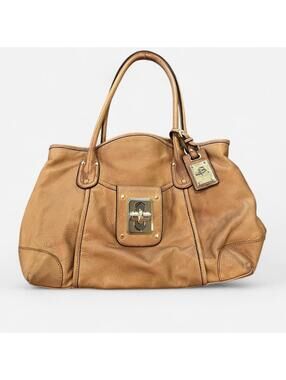 Vintage Leather Shoulder Bag Tan
